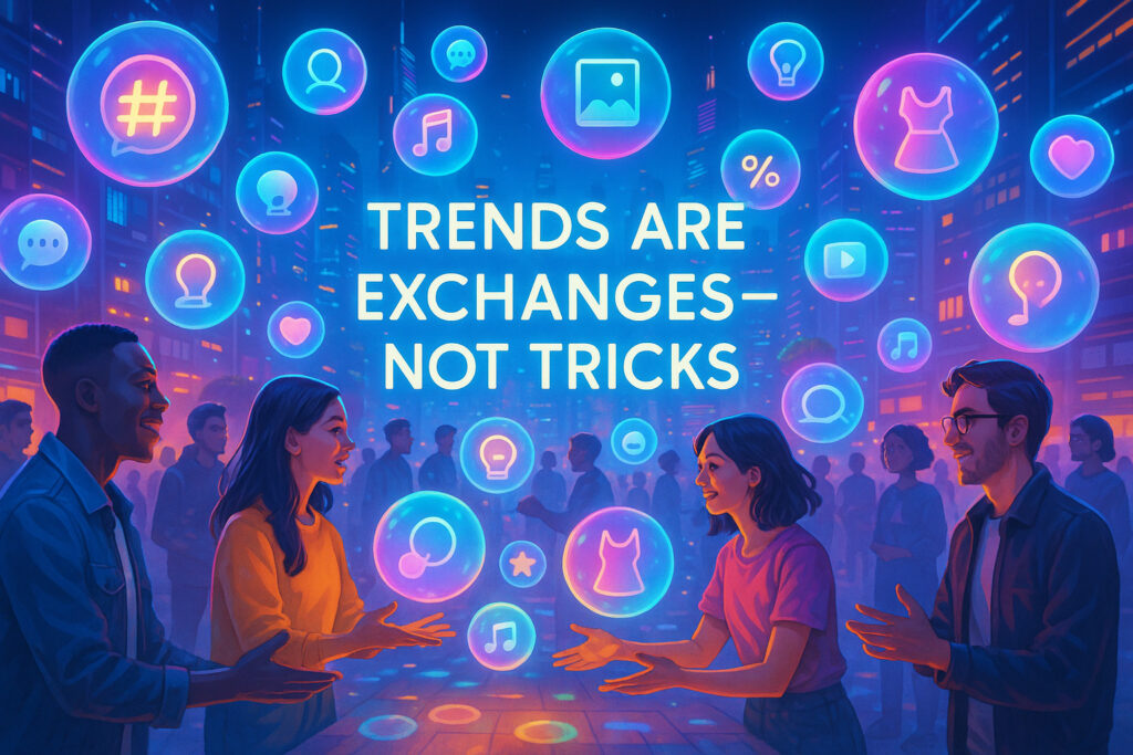 trends are exchanges not tricks